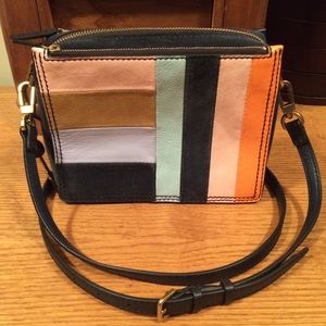 COLORBLOCK BLUE PURSE